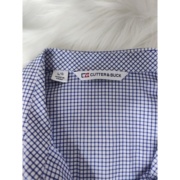 Cutter & Buck Women's Epic‎ Easy Care Long Sleeve Tattersall Collared Shirt - Picture 4 of 6